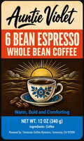 Auntie Violet 6 Bean Espresso