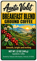 Auntie Violet Breakfast Blend Ground Coffee
