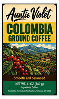 Auntie Violet Colombia Ground Coffee